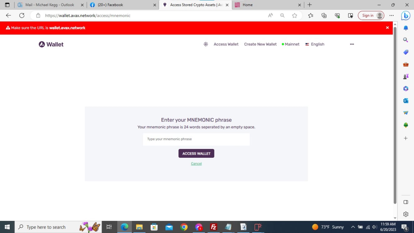 https://wallet.avax.network/access/mnemonic